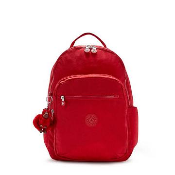 Kipling Seoul Large Classic 15" Backpack Laptop Bags Cherry Tonal | AU 1644KO